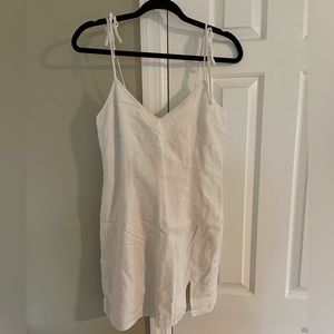 NWT Linen white Abercrombie dress